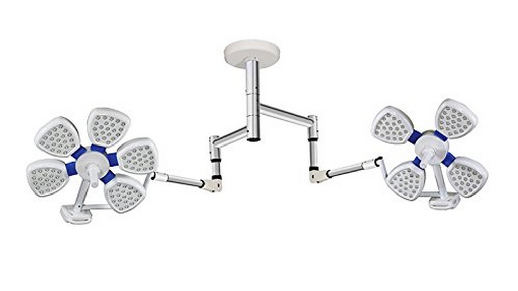 Ameliyat Lambası - LED, Tavan Montajı, Çift Kubbe Modeli