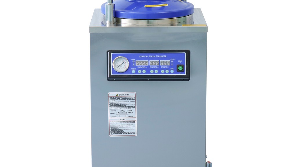 Çift Cidarlı Dikey Otoklav, Yanal Kilitleme Mekanizmalı